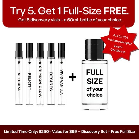 Alloura Perfume Sampler Set w/ Redeemable Voucher