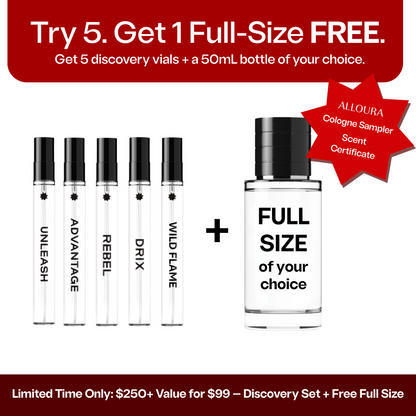 Alloura Cologne Sampler Set w/ Redeemable Voucher
